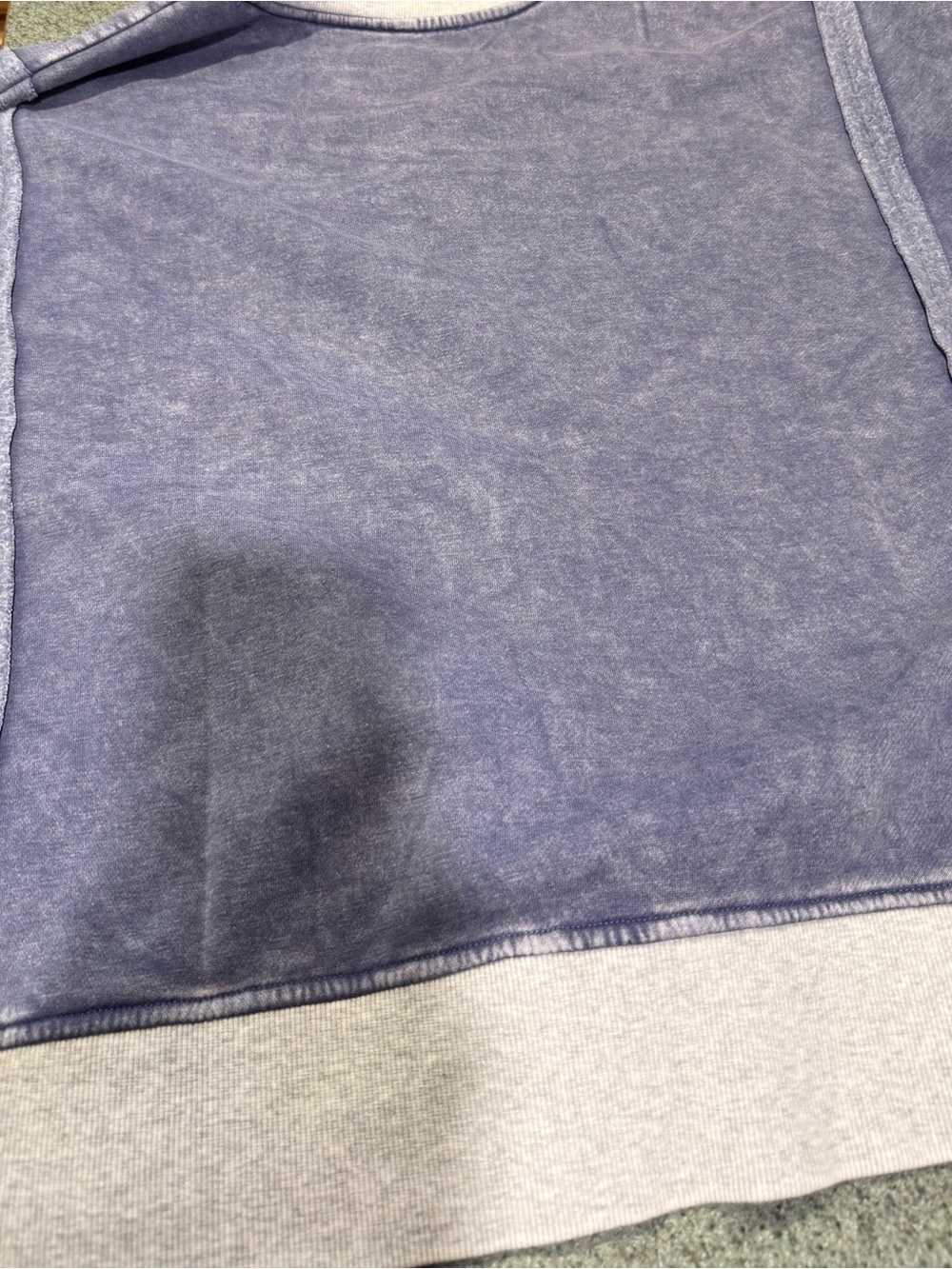 Zenana large fleece Lavender Pullover Sweatshirt - Women Tops new - Picture 3 of 9